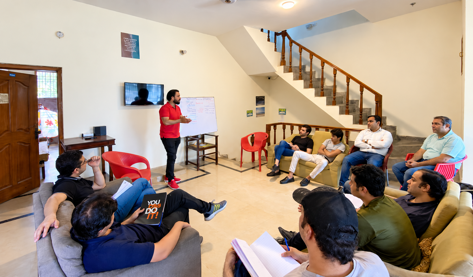 Roshan Raasta group counselling session